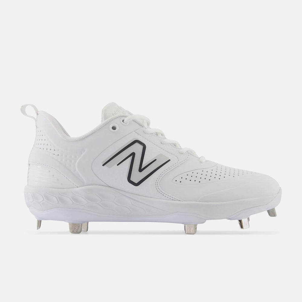 Baseball | Men New Balance Fresh Foam X 3000 V6 Metal Synthetics White With Castlerock