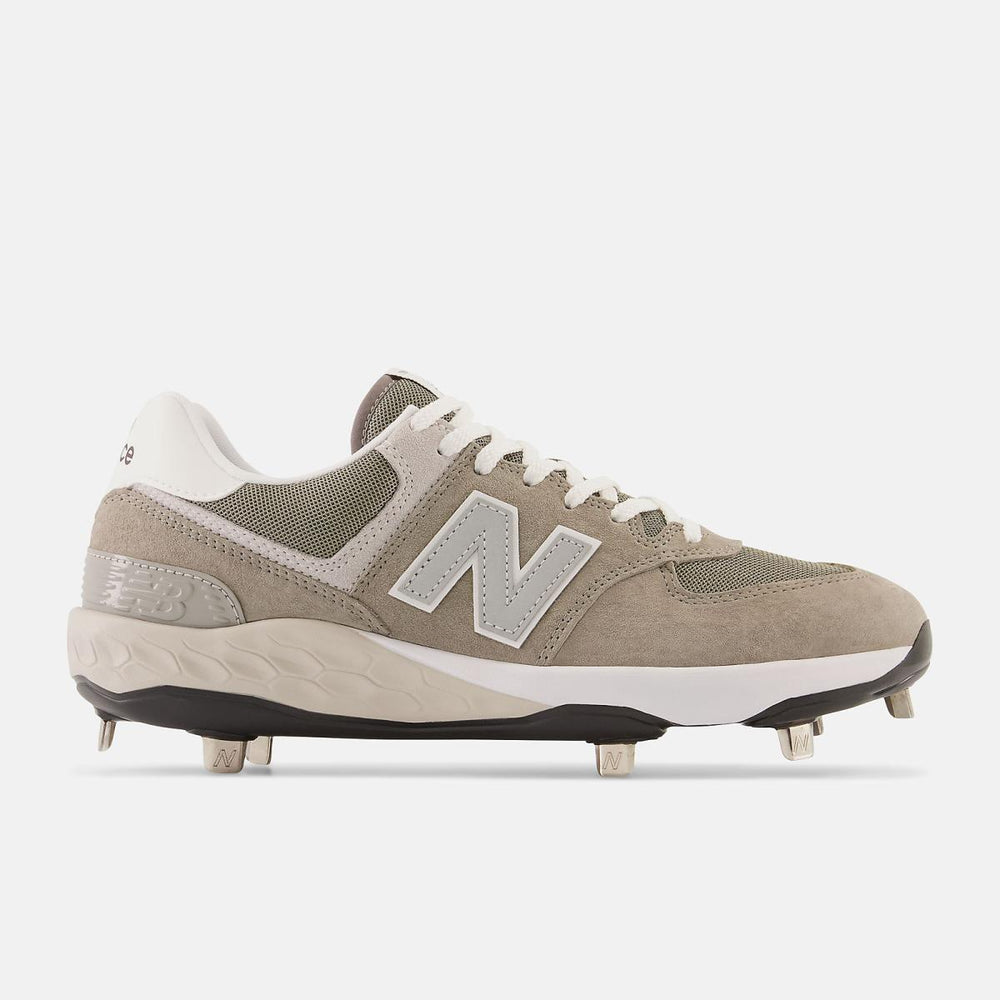 Baseball | Men New Balance Fresh Foam X 574 Cleat Shark Skin With Cement And Cool Gray