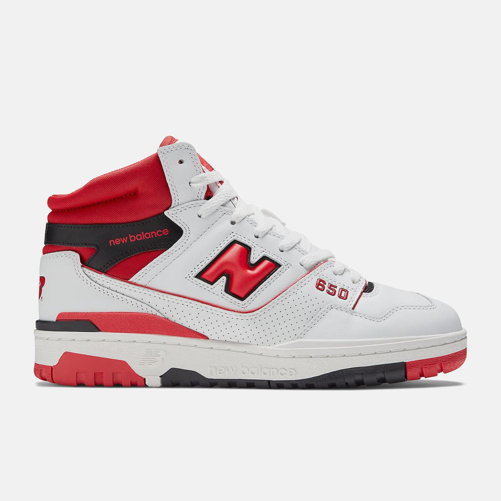Basketball | Men New Balance 650 White With Red