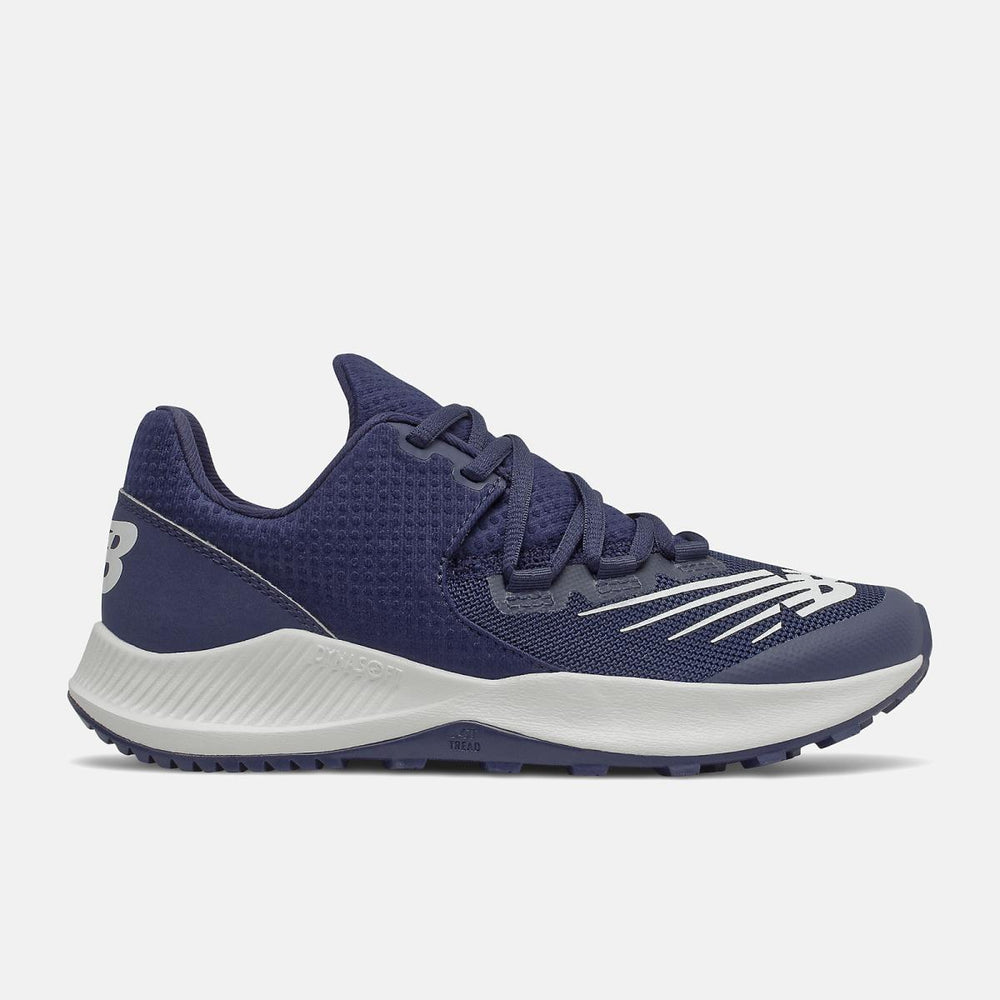 Cleats | Kids New Balance 4040 V6 Youth Turf Trainer Navy With White