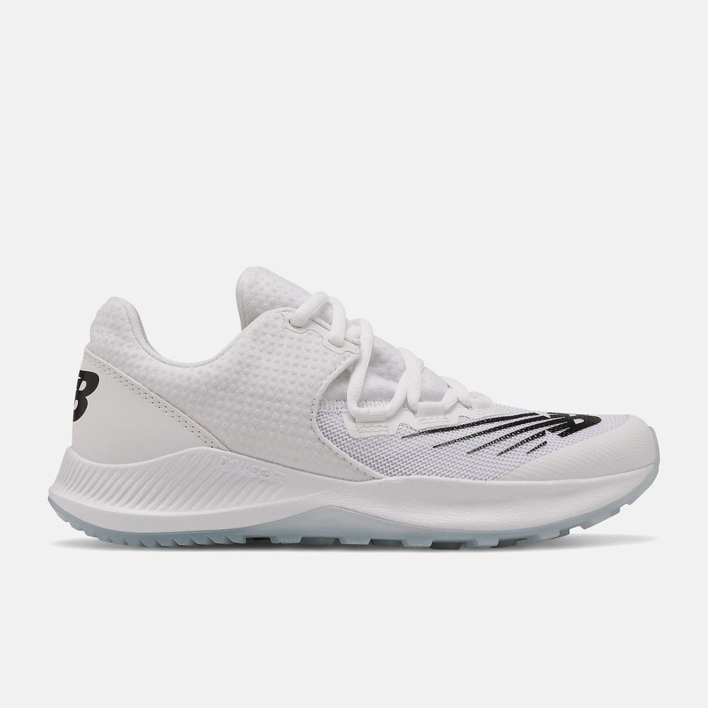 Cleats | Kids New Balance 4040 V6 Youth Turf Trainer White With Black