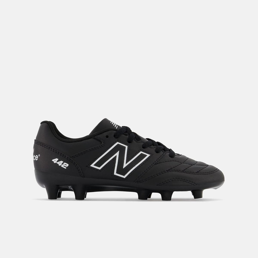 Cleats | Kids New Balance 442 V2 ACADEMY JNR FG Black With White