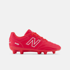 Cleats | Kids New Balance 442 V2 ACADEMY JNR FG Energy Red With White