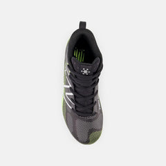 Cleats | Kids New Balance FreezeLX V4 Jr Black With Hi-lite And White