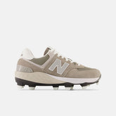 Cleats | Kids New Balance Fresh Foam 574 Youth Molded Cement With Shark Skin And White