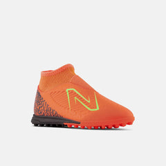 Cleats | Kids New Balance Tekela V4 Magique Junior TF Neon Dragonfly With Black And Coloro Green