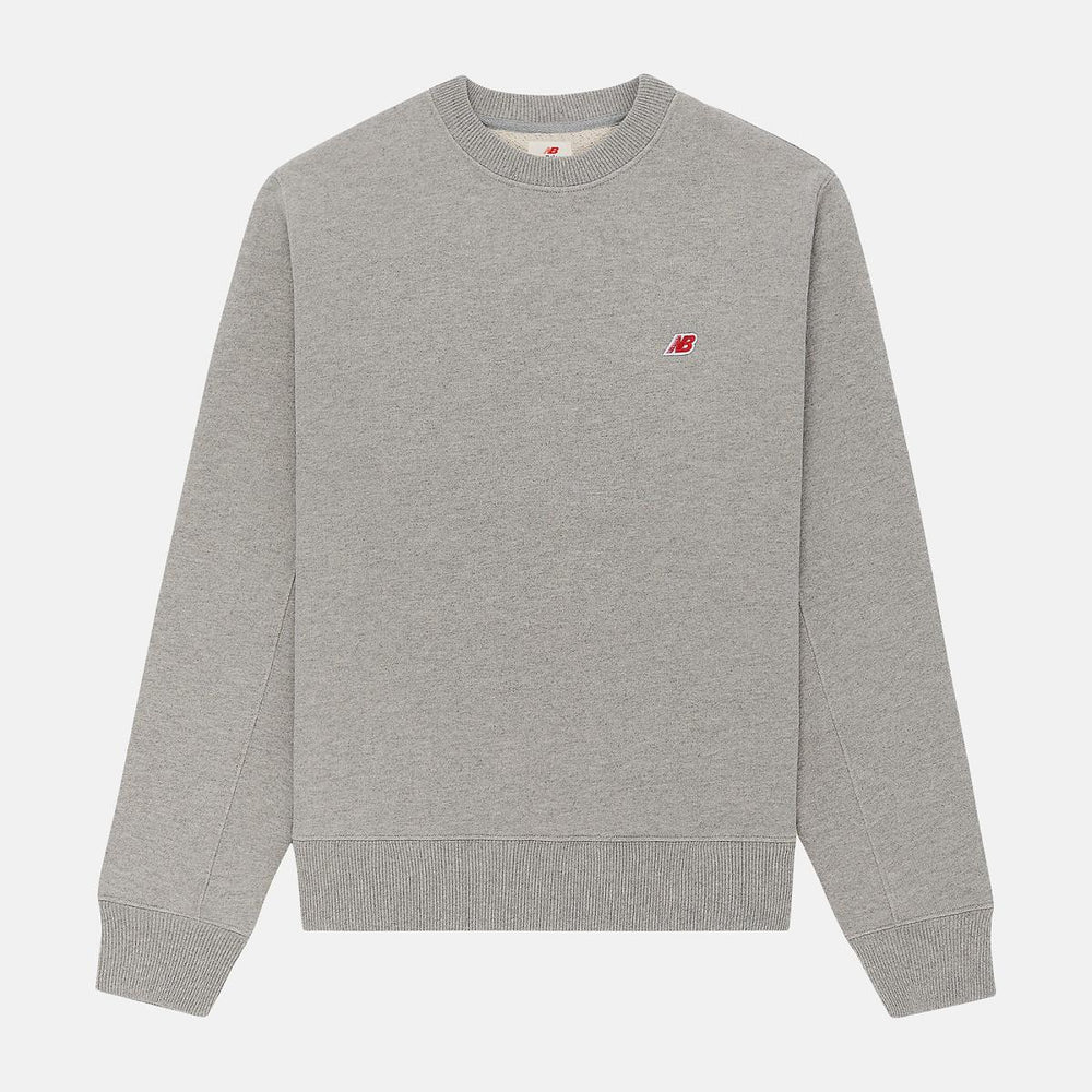 Hoodies & Sweatshirts | Men New Balance MADE In USA Core Crewneck Sweatshirt Athletic Grey