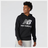Hoodies & Sweatshirts | Men New Balance NB Essentials Pullover Hoodie Black