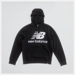 Hoodies & Sweatshirts | Men New Balance NB Essentials Pullover Hoodie Black