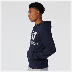Hoodies & Sweatshirts | Men New Balance NB Essentials Pullover Hoodie Eclipse