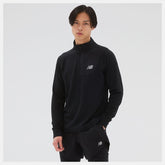 Hoodies & Sweatshirts | Men New Balance NB Heat Grid Half Zip Black