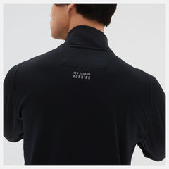 Hoodies & Sweatshirts | Men New Balance NB Heat Grid Half Zip Black