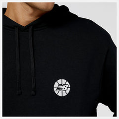 Hoodies & Sweatshirts | Men New Balance NB Hoops Fundamentals Hoodie Black