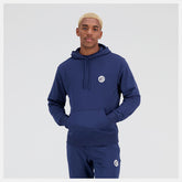 Hoodies & Sweatshirts | Men New Balance NB Hoops Fundamentals Hoodie Nb Navy