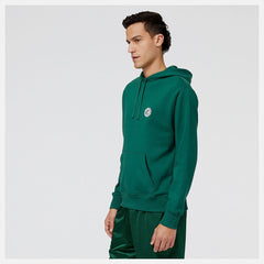 Hoodies & Sweatshirts | Men New Balance NB Hoops Fundamentals Hoodie Team Forest Green