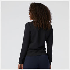 Hoodies & Sweatshirts | Women New Balance NB Essentials Crew Fleece Black