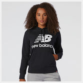 Hoodies & Sweatshirts | Women New Balance NB Essentials Pullover Hoodie Black
