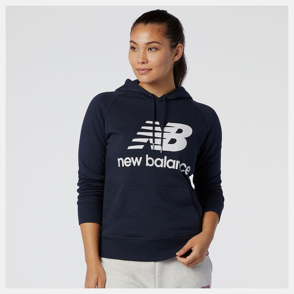 Hoodies & Sweatshirts | Women New Balance NB Essentials Pullover Hoodie Eclipse