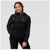 Hoodies & Sweatshirts | Women New Balance Q Speed Sherpa Pullover Black