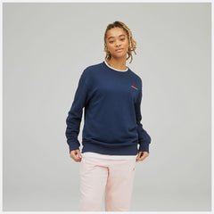 Hoodies & Sweatshirts | Women New Balance Uni-ssentials French Terry Crewneck Sweatshirt Natural Indigo
