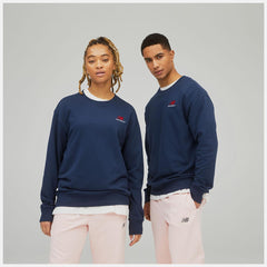 Hoodies & Sweatshirts | Women New Balance Uni-ssentials French Terry Crewneck Sweatshirt Natural Indigo