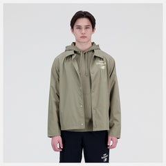 Jackets & Vests | Men New Balance Essentials Reimagined Woven Jacket Covert Green