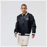Jackets & Vests | Men New Balance Hoops Woven Jacket Black