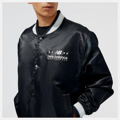 Jackets & Vests | Men New Balance Hoops Woven Jacket Black