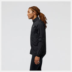 Jackets & Vests | Men New Balance Run For Life Impact Run Packable Jacket Black