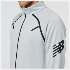 Jackets & Vests | Men New Balance Tenacity Football Training Track Jacket Light Aluminum