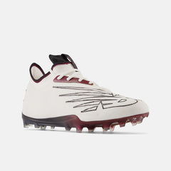 Lacrosse | Men/Women New Balance BurnX3 White With Crimson And Black