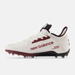 Lacrosse | Men/Women New Balance BurnX3 White With Crimson And Black
