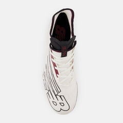 Lacrosse | Men/Women New Balance BurnX3 White With Crimson And Black