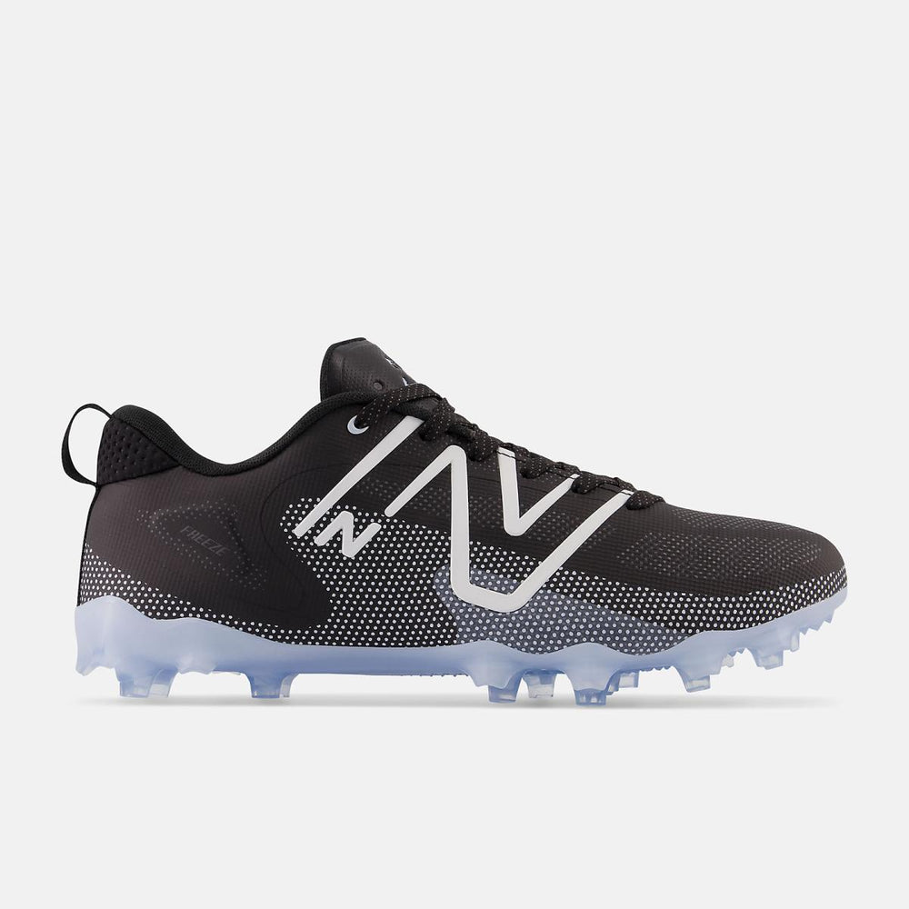 Lacrosse | Men/Women New Balance FreezeLX V4 Low Black With Grey And Polar Blue