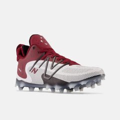 Lacrosse | Men/Women New Balance FreezeLX V4 White With Crimson And Black