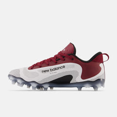 Lacrosse | Men/Women New Balance FreezeLX V4 White With Crimson And Black