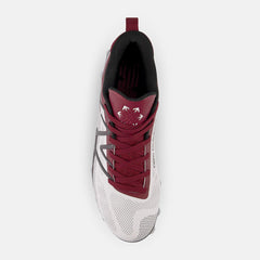 Lacrosse | Men/Women New Balance FreezeLX V4 White With Crimson And Black
