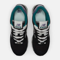Lifestyle | Men/Women New Balance 574 Black With Blue