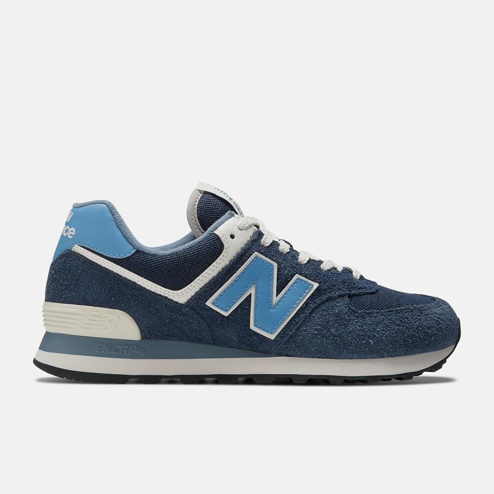 Lifestyle | Men/Women New Balance 574 Navy With Light Blue