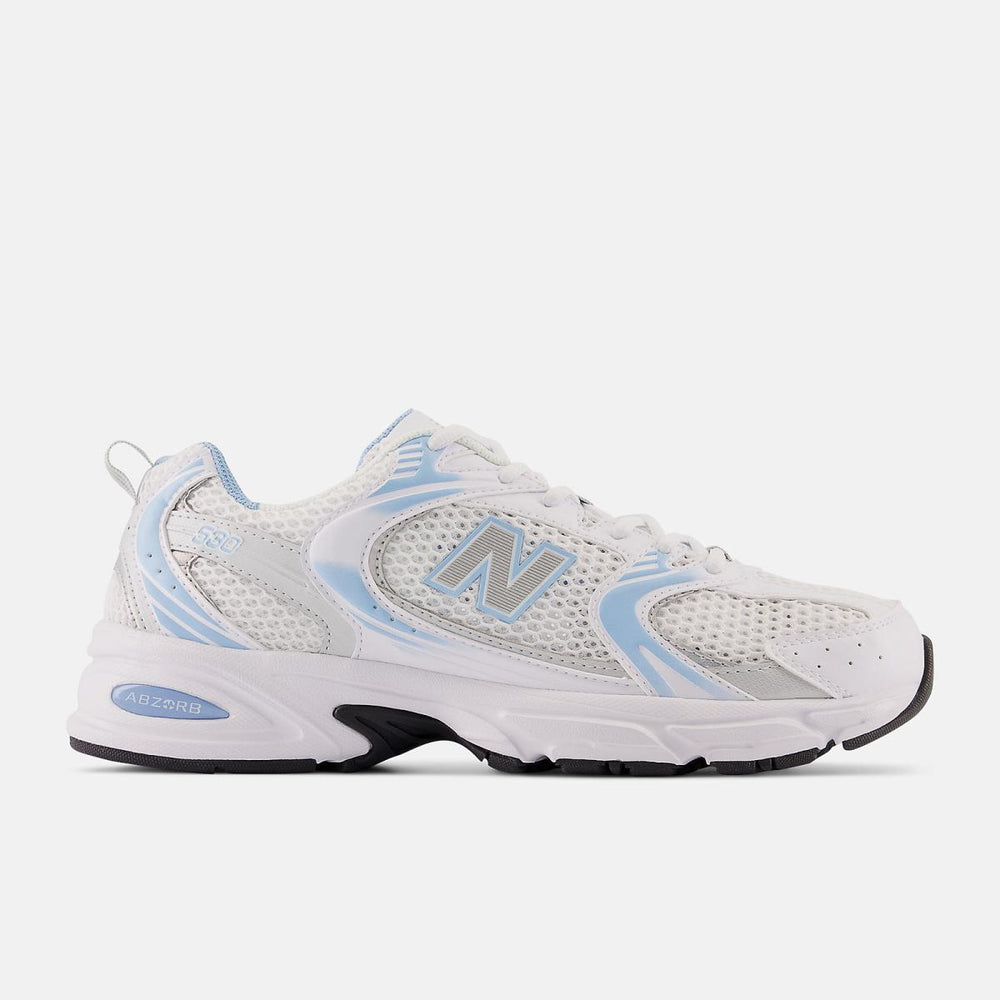Lifestyle | Women New Balance 530 White With Blue Haze And Brighton Grey