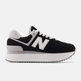 Lifestyle | Women New Balance 574+ Black With Rain Cloud And White