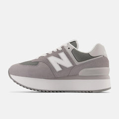 Lifestyle | Women New Balance 574+ Shadow Grey With Rain Cloud And White