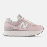 Lifestyle | Women New Balance 574+ Stone Pink With Rain Cloud And White