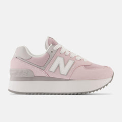 Lifestyle | Women New Balance 574+ Stone Pink With Rain Cloud And White