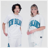 Matching Sets | Men/Women New Balance Uni-ssentials Warped Classics Cotton Jersey T-Shirt Sea Salt Heather