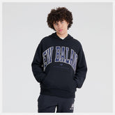 Matching Sets | Men/Women New Balance Uni-ssentials Warped Classics French Terry Hoodie Black