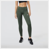 Pants & Leggings | Women New Balance Impact Run Tight Deep Olive Green