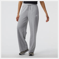 Pants & Leggings | Women New Balance NB Essentials Wide Legged Sweatpant Athletic Grey