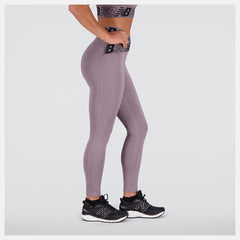 Pants & Leggings | Women New Balance Relentless Crossover High Rise 7/8 Tight Zinc