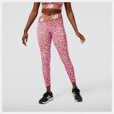 Pants & Leggings | Women New Balance Relentless Crossover Printed High Rise 7/8 Tight Raspberry